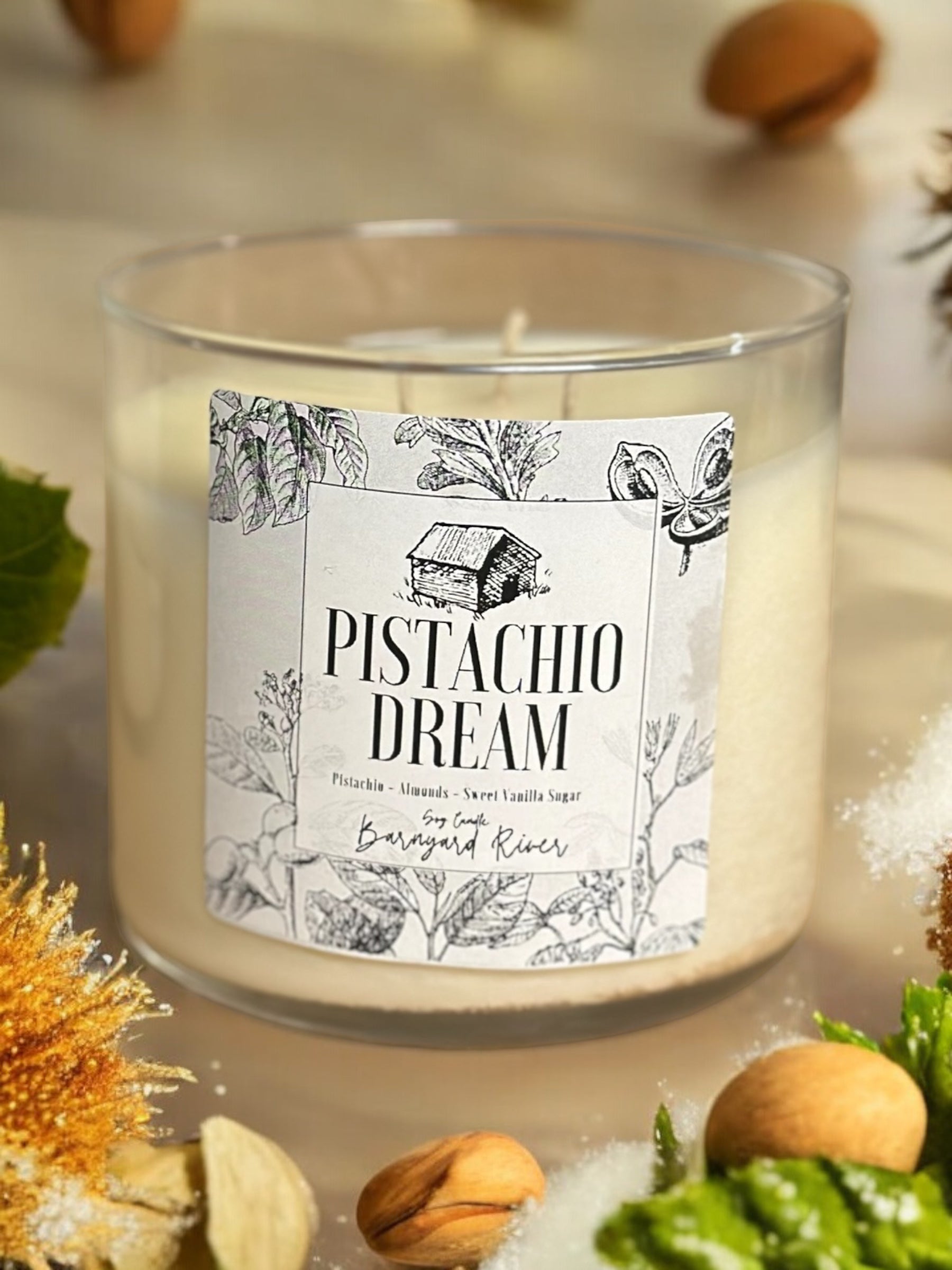 Pistachio Scented Candle | Pistachio Dream | Barnyard River