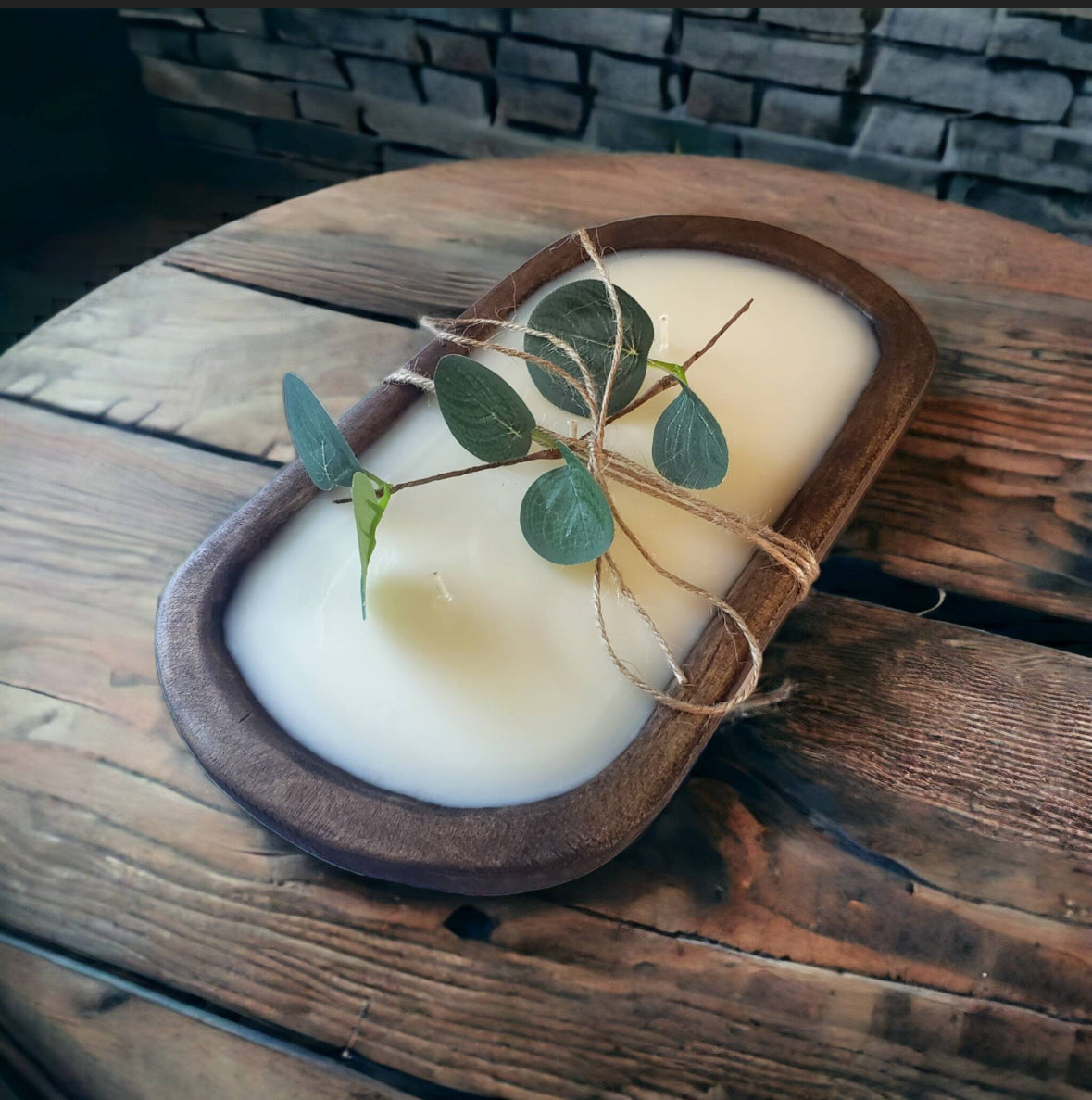 Wooden Bowl Candles | Wooden Bowl | Barnyard River