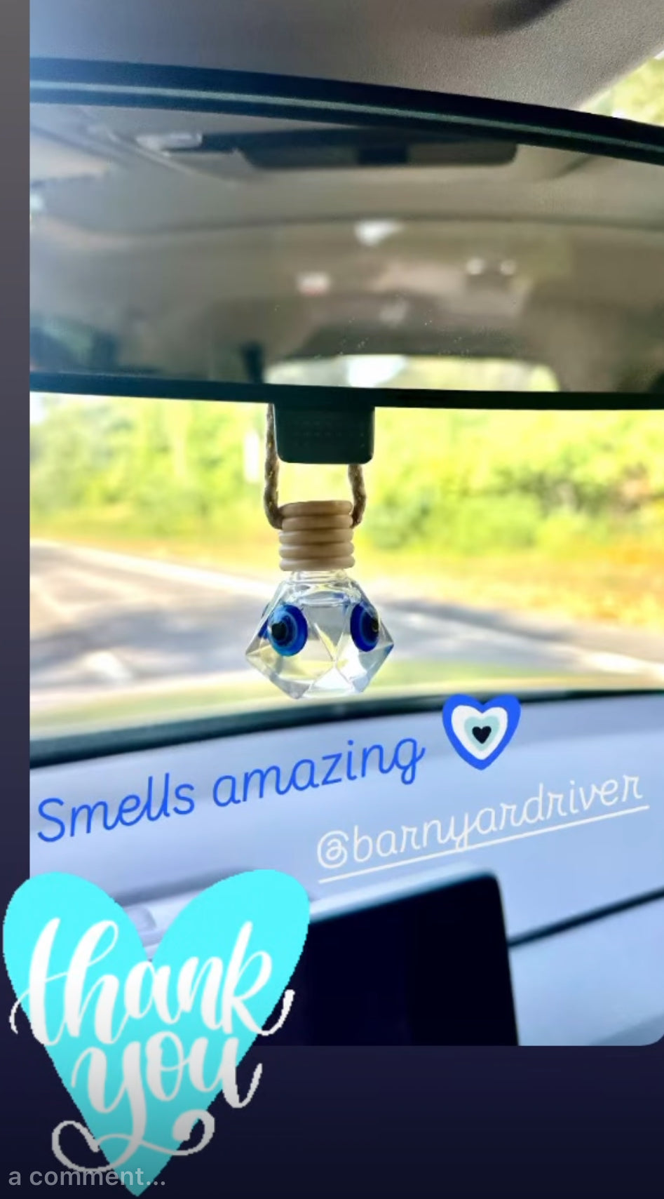 Car Hanging Diffuser | Evil Eye Car Diffuser | Barnyard River