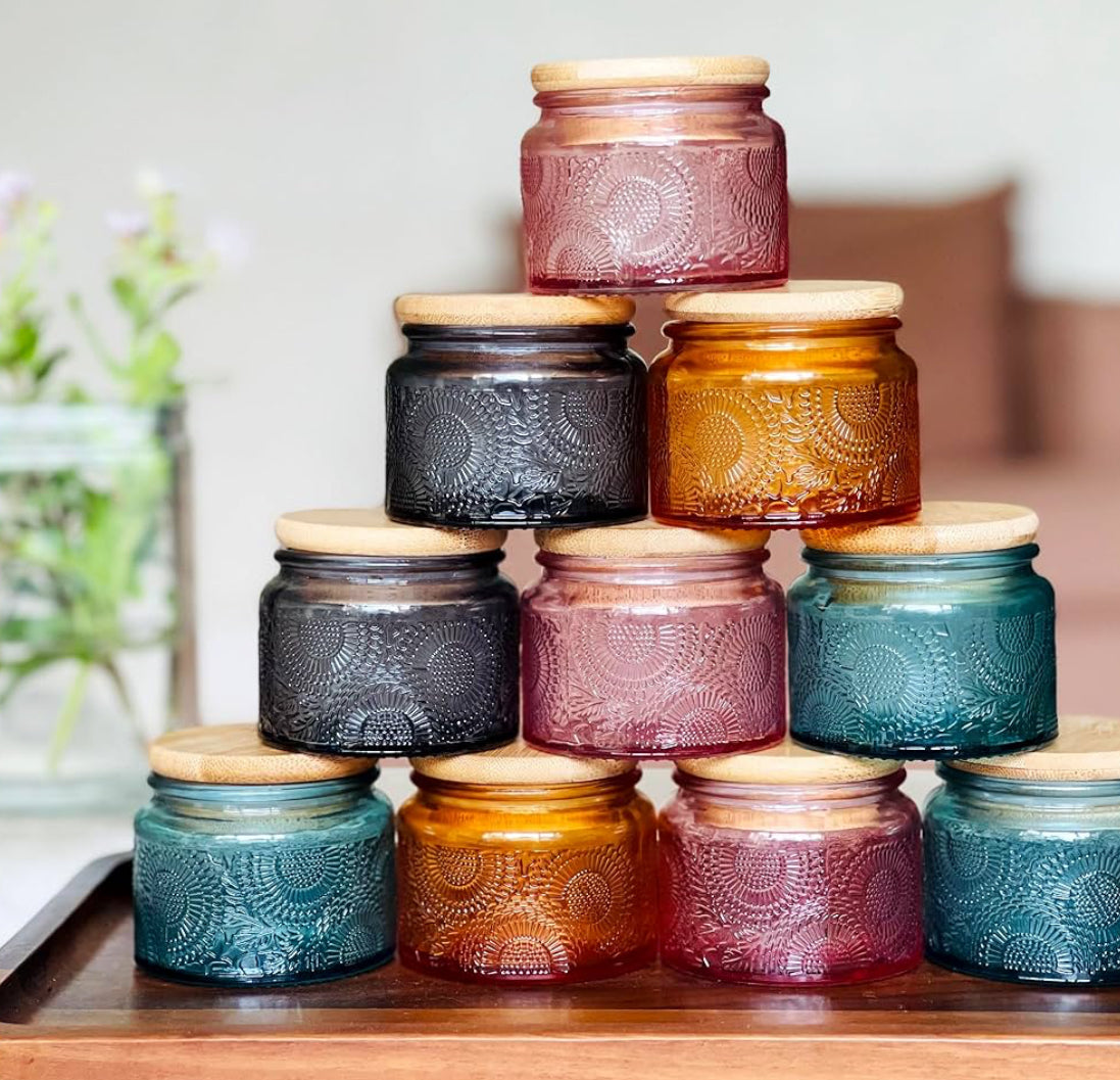 Bamboo Lid Candle Jars | Favors | Barnyard River