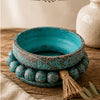 Beaded Farm Bowl