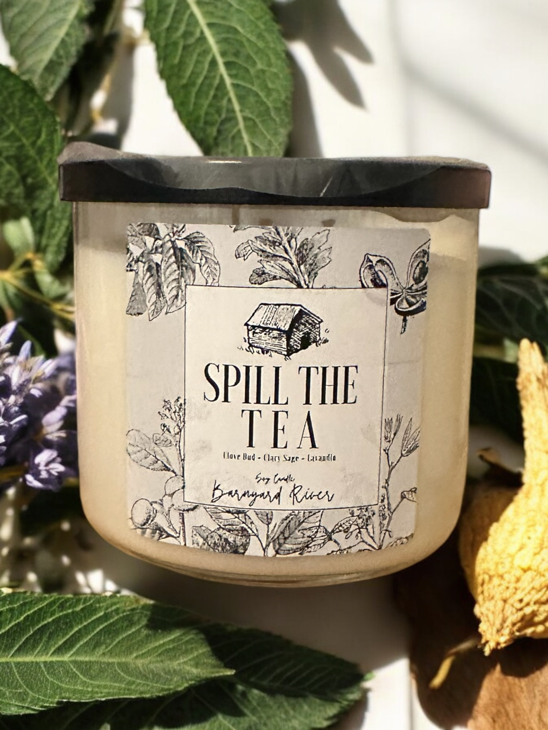Tea Scented Candles | Spill The Tea | Barnyard River