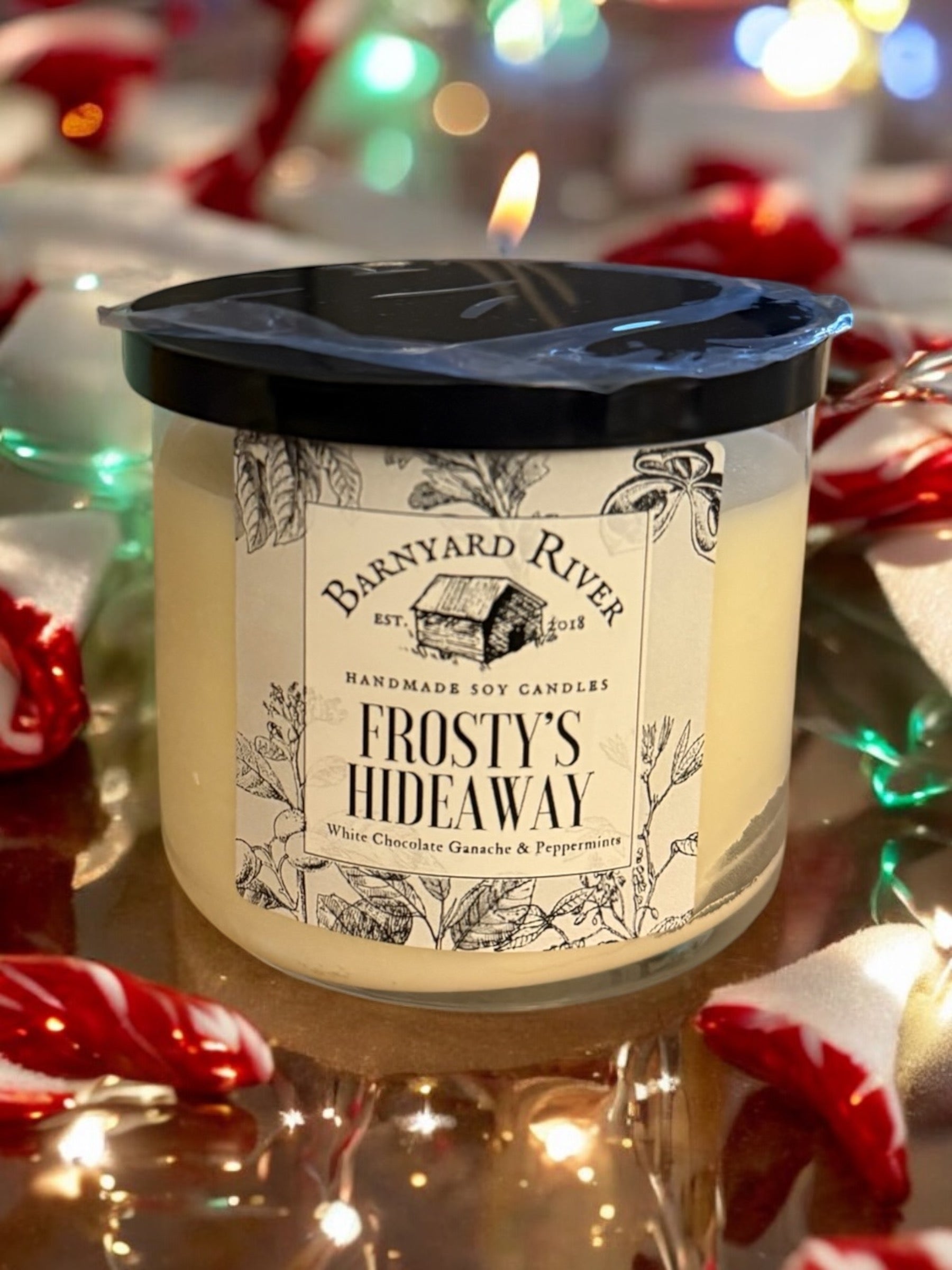 Glass Jars Candles | Frosty’s Hideaway | Barnyard River