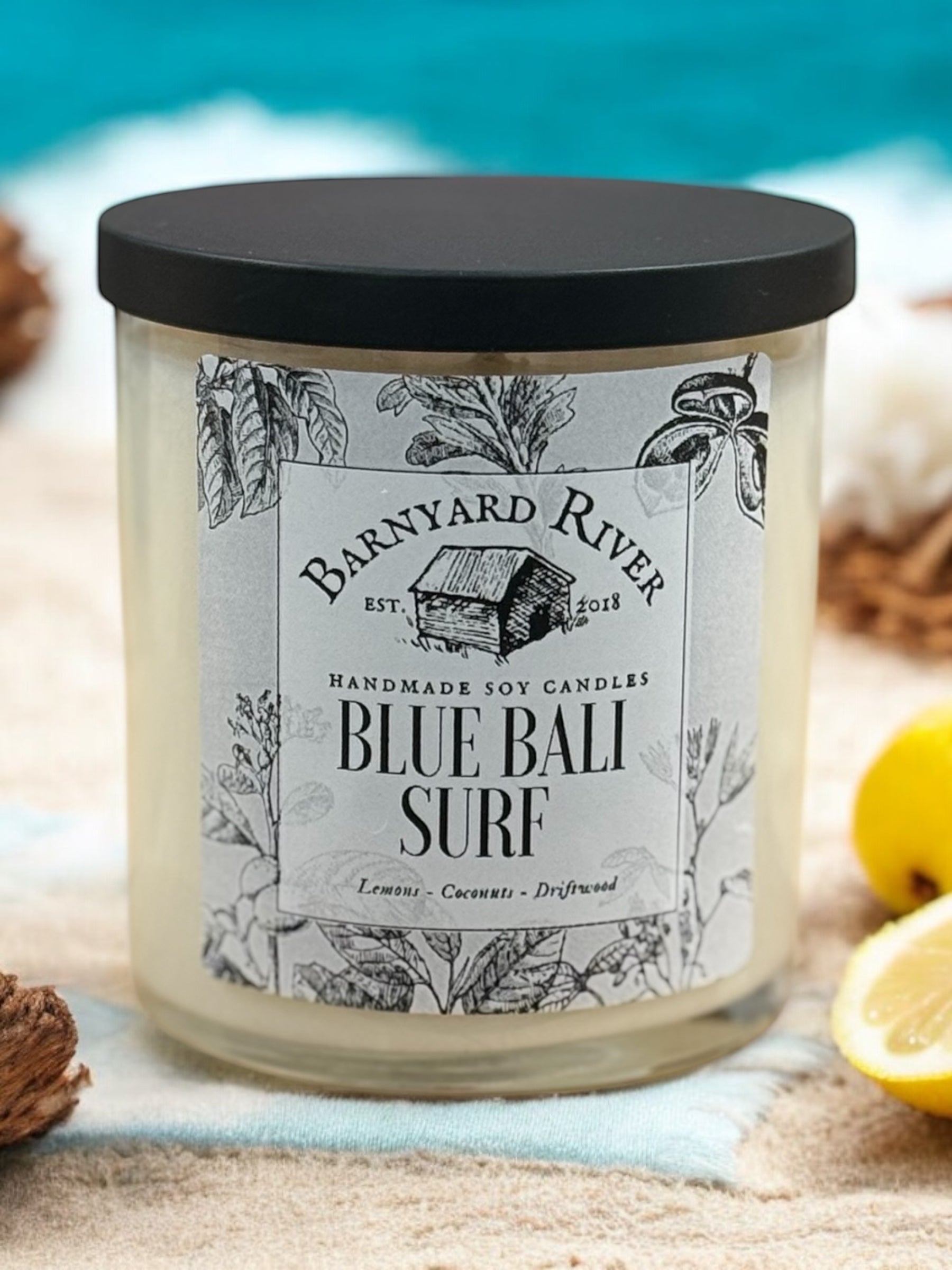 Hand Poured Candles | Blue Bali Surf | Barnyard River